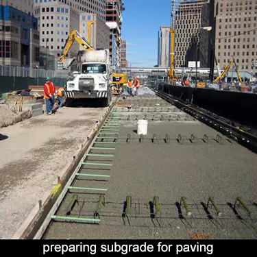 The sub base is 12 inches of granular material